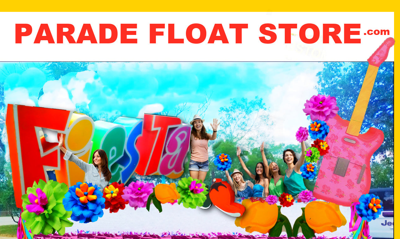 Parade Float Decoration flowers